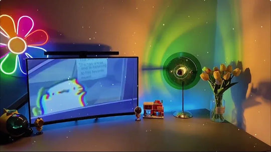 Sunset Table Lamp Projection