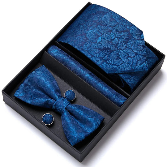 Bow Tie For Men Formal Dress Tuxedo NeckTie Handkerchief