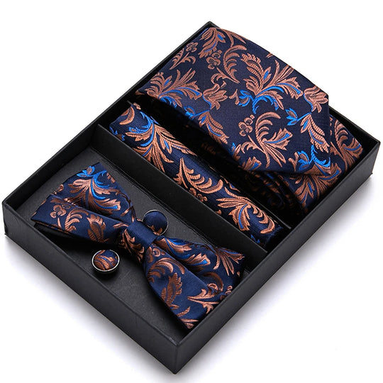 Bow Tie For Men Formal Dress Tuxedo NeckTie Handkerchief