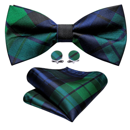 Classic Bowtie Set For Men Tie Formal Paisley