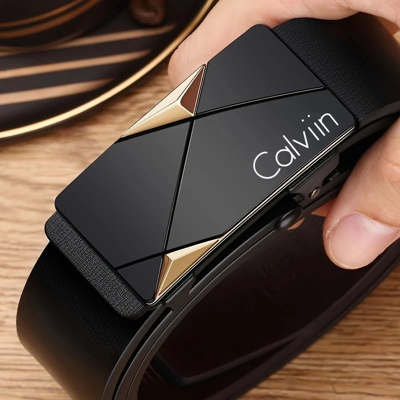 Stylish Men's PU Leather Belt