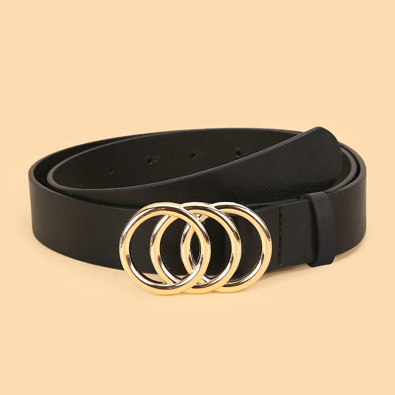 3pc Women's Minimalist and Stylish Versatile Belts