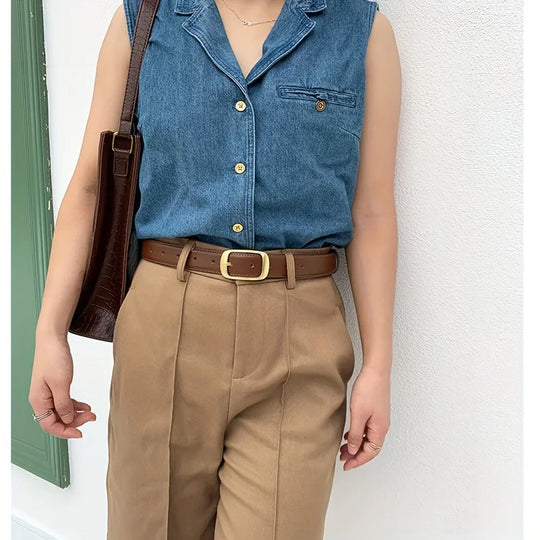 Women's Leather Belts For Jeans Ladies