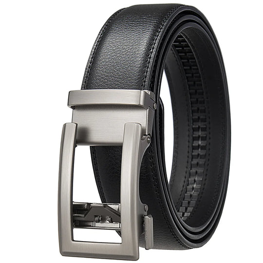 Business Belts for Men Genuine Leather Automatic Men Belt
