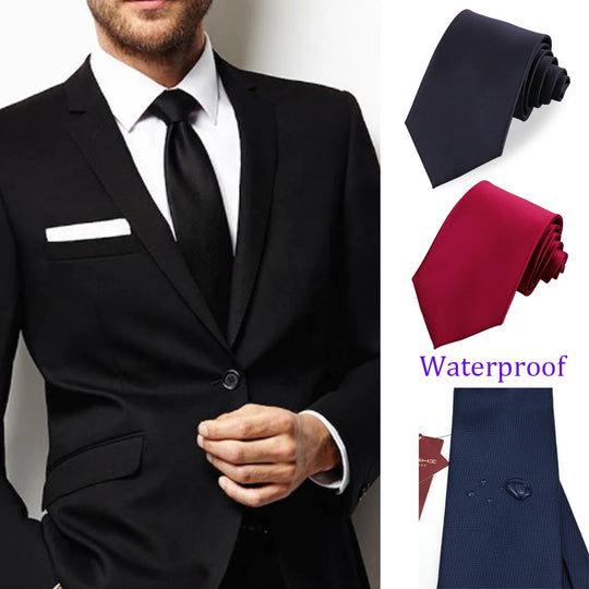 Wedding Shirts Suit Tie Solid Elegant Style Man Neckties