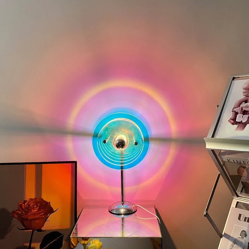 Sunset Table Lamp Projection