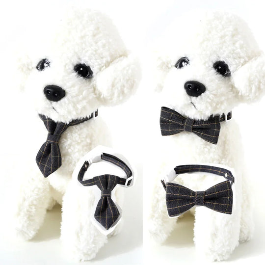 Pet Bow Tie Adjustable Cat Neck Tie