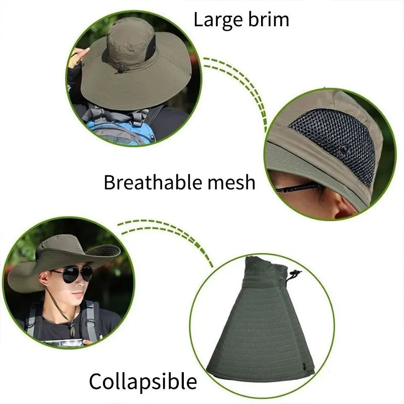 Men and Women Outdoor Fishing Hiking Beach Caps